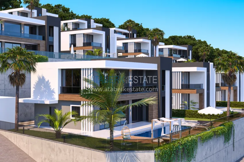 An exclusive project of an elite cottage complex in the Kargicak district 5 