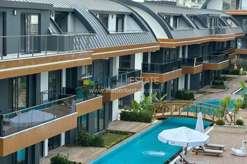 Fully finished apartment with pool access in Avsallar, Alanya 3 