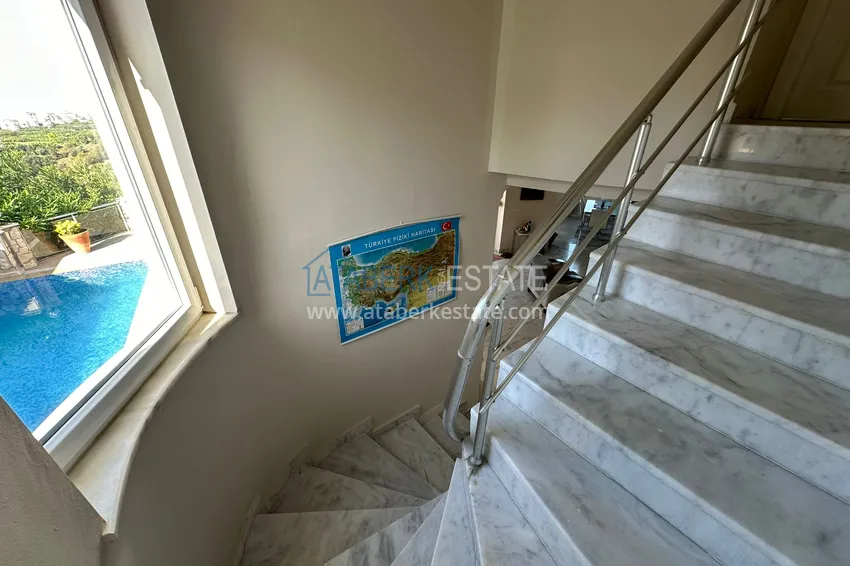 Purchase 3+1 furnished villa in a cozy cottage complex — Alanya, Kargicak district 33 