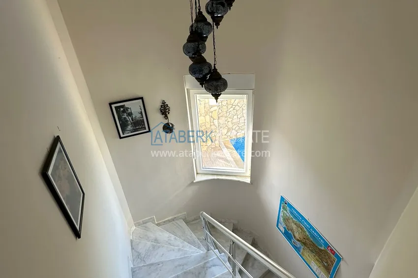 Purchase 3+1 furnished villa in a cozy cottage complex — Alanya, Kargicak district 34 