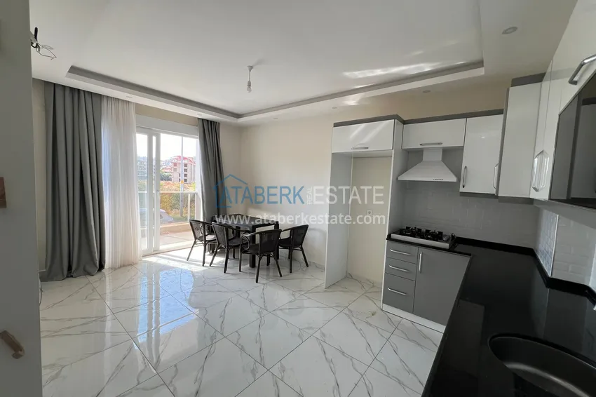 Purchase  Primary property in Alanya! One bedroom apartment with a fine finish in Oba 3 
