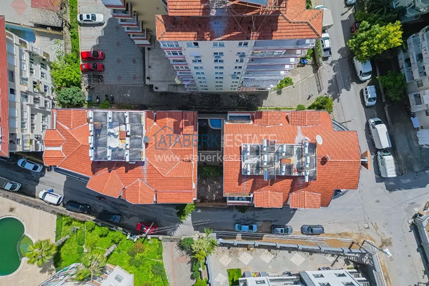 Real estate for a residence permit. Furnished apartment with separate kitchen - Alanya city center, Cleopatra district 3 