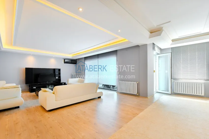 Purchase Apartment in Alanya 3+1 with furniture and glazed balconies on the first coastal, Tosmur area 3