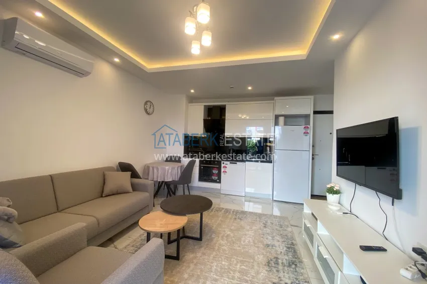 Purchase Furnished one-bedroom apartment in a new complex, Alanya city center 3 