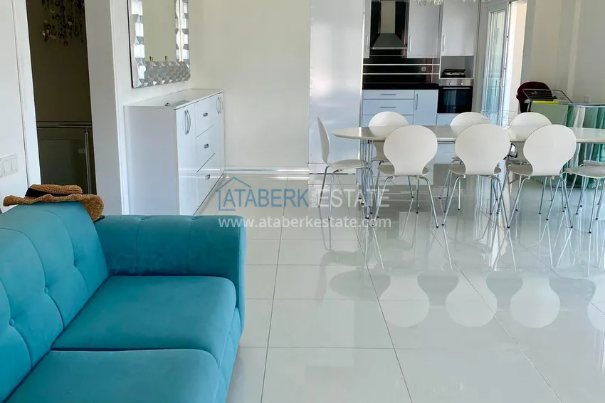 Purchase  Two-storey villa in Kargicak, furnished, with private garage and swimming pool  5 