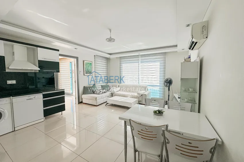 Purchase  1+1 apartment with furniture and open sea views, Kestel district - Alanya 3 