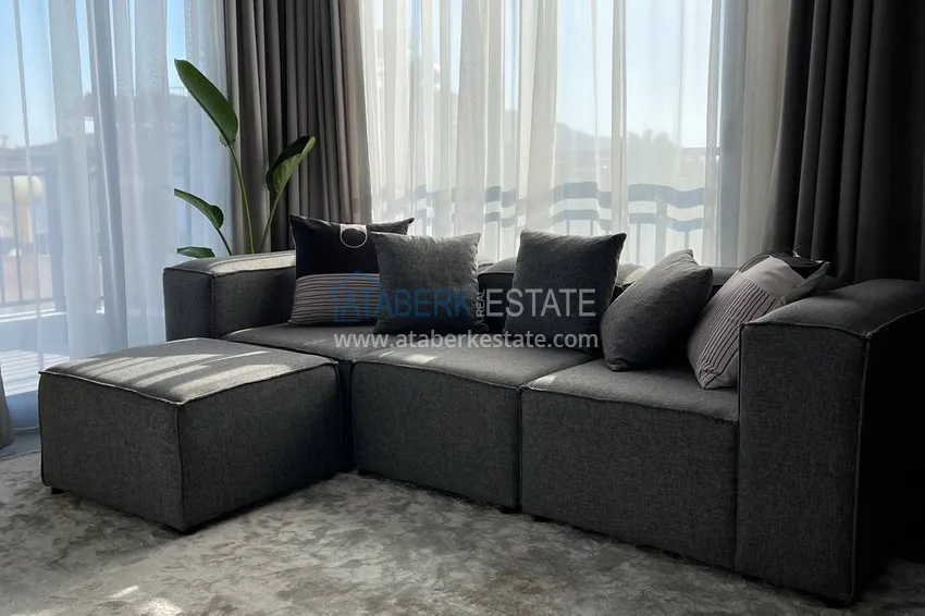 Purchase 2+1 furnished apartment for long-term rent in the center of Alanya, Keykubat beach area No. 39 4 