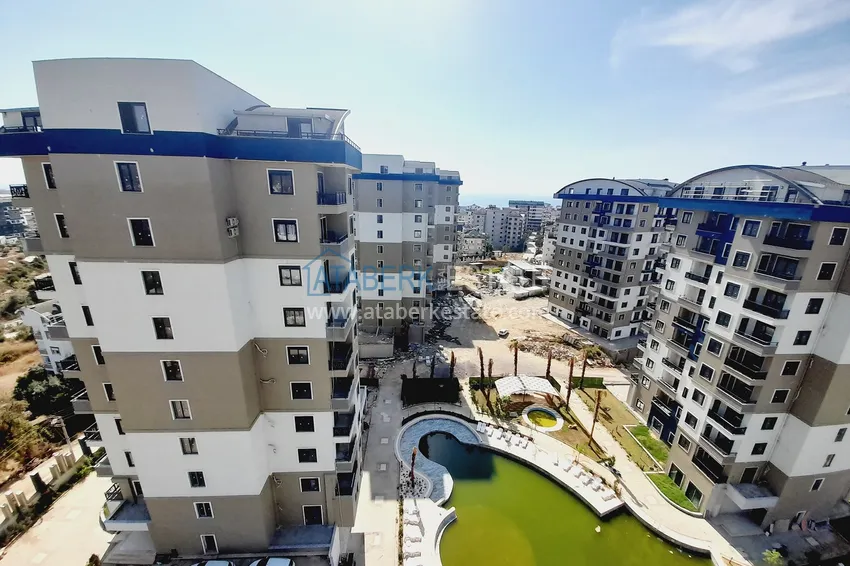 1+1 apartment under construction, from an investor in the Avsallar hotel-type complex — Alanya 4 
