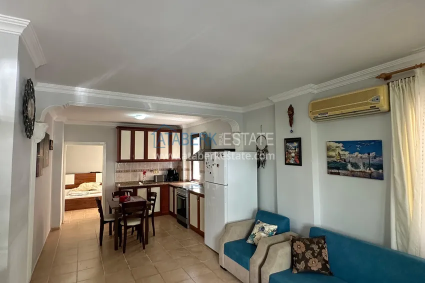 Purchase Real estate for a residence permit! Two-bedroom apartment in a complex with infrastructure - Oba district, Alanya 4 