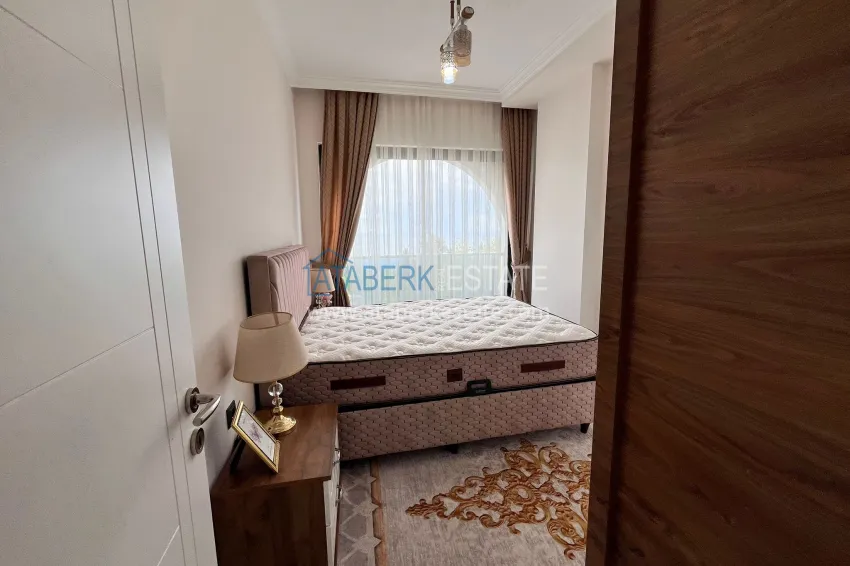 Purchase Furnished 1+1 apartment with sea view, Kargicak district — Alanya 4 