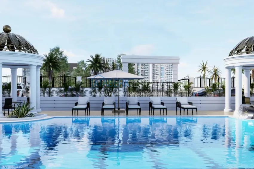 Finished one-bedroom apartment in a new residential complex - Mahmutlar, Alanya 4 