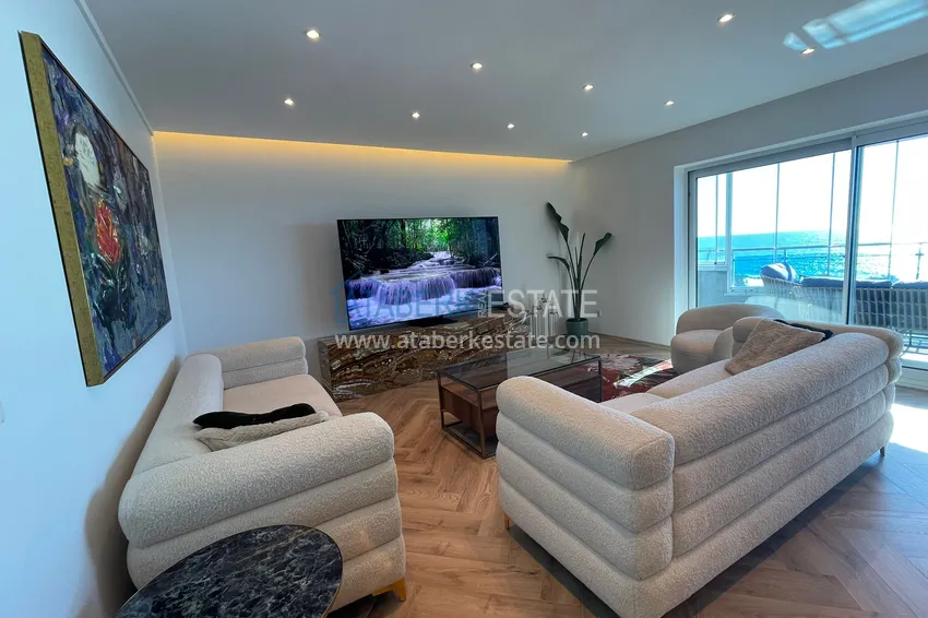 Purchase Elite 3+1 panoramic linear apartment with furniture in Tosmur, Alanya 4 