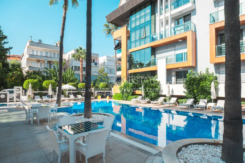 Real estate for a residence permit! 3+1 apartment in a prestigious residential complex in the center of the European region — Oba, Alanya  4 