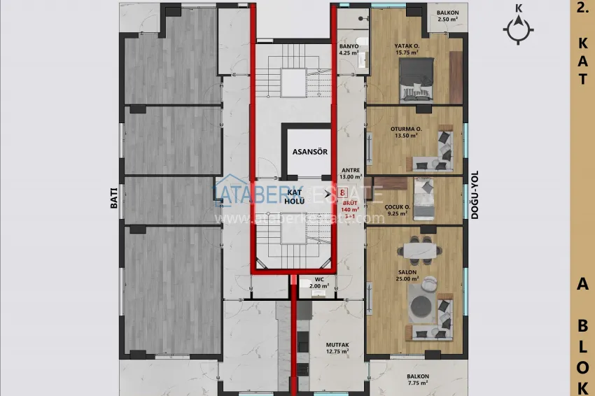 Buy cheap Apartments in Antalya — Center, in a complex under construction 4 
