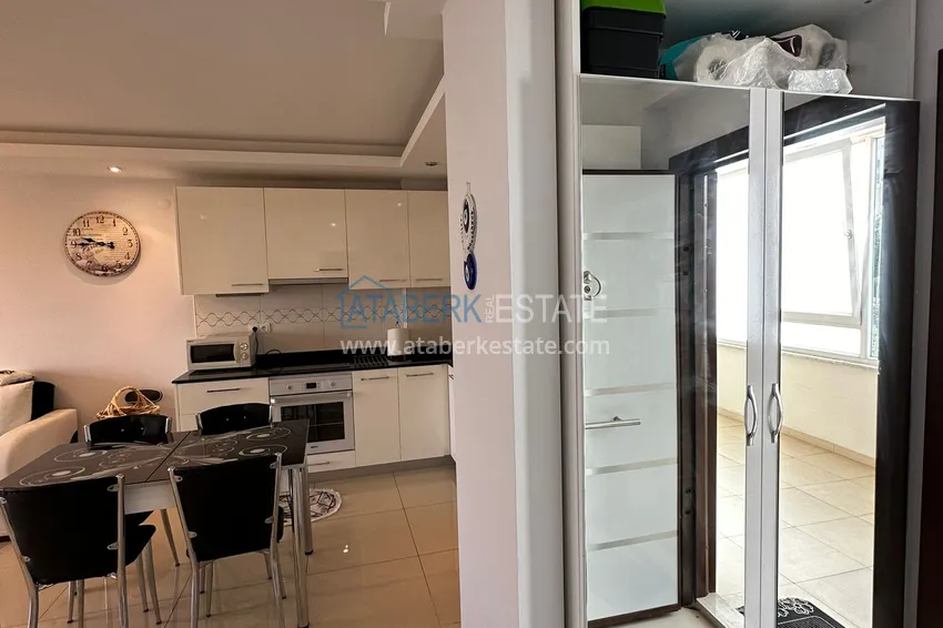 Purchase  Real estate for a residence permit! 1+1 apartment with furniture and mountain views, Cikcilli district — Alanya 6 