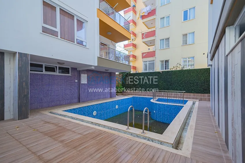 Real estate for a residence permit. Furnished apartment with separate kitchen - Alanya city center, Cleopatra district 5 