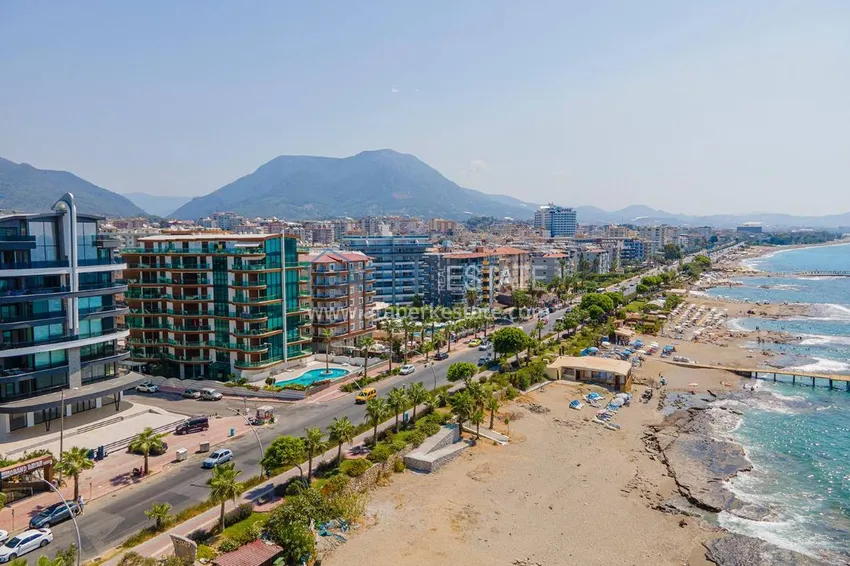 Furnished apartment in the Oba area in a complex on the seafront 5 