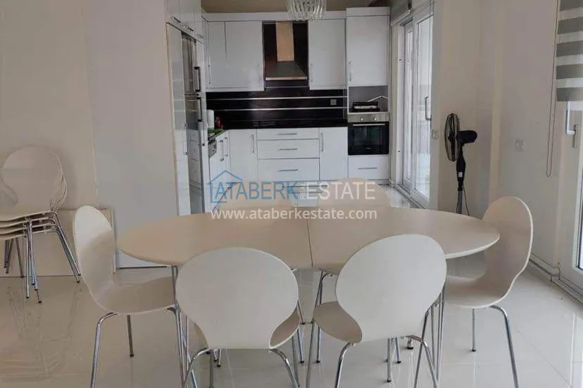 Purchase  Two-storey villa in Kargicak, furnished, with private garage and swimming pool  7 