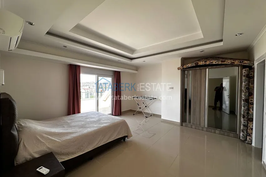 Purchase Furnished 3+1 duplex with a glazed balcony and sea view, Avsallar district — Alanya 5