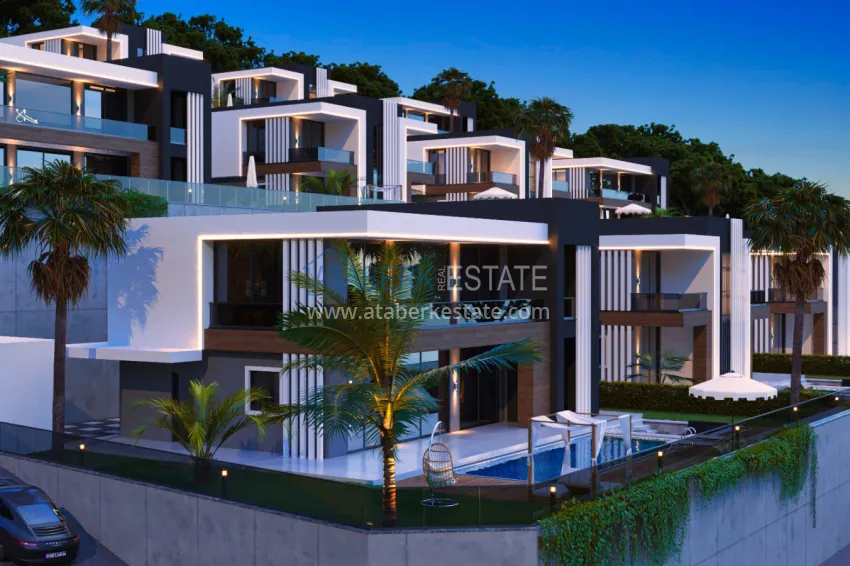 An exclusive project of an elite cottage complex in the Kargicak district 8 