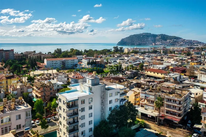 Furnished apartment in a cozy residential complex near the Alanium shopping center — 300 meters sea 5 