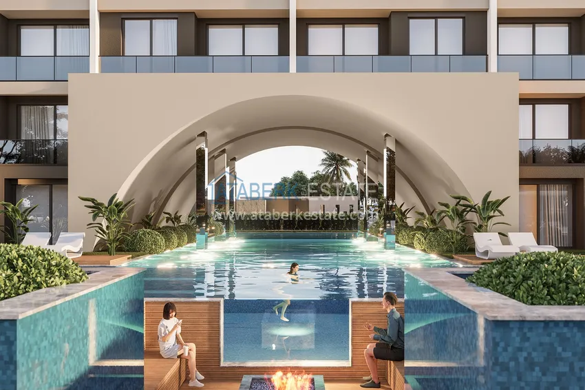 New residential complex project under construction in Antalya, Altintash district  6 