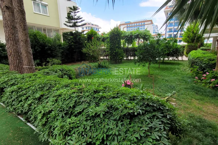 One bedroom apartment with a glazed balcony and sea view, first coastline - Kestel district, Alanya 7 