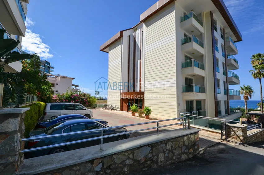 Furnished two bedroom apartment with sea view in Kargicak, Alanya 7 