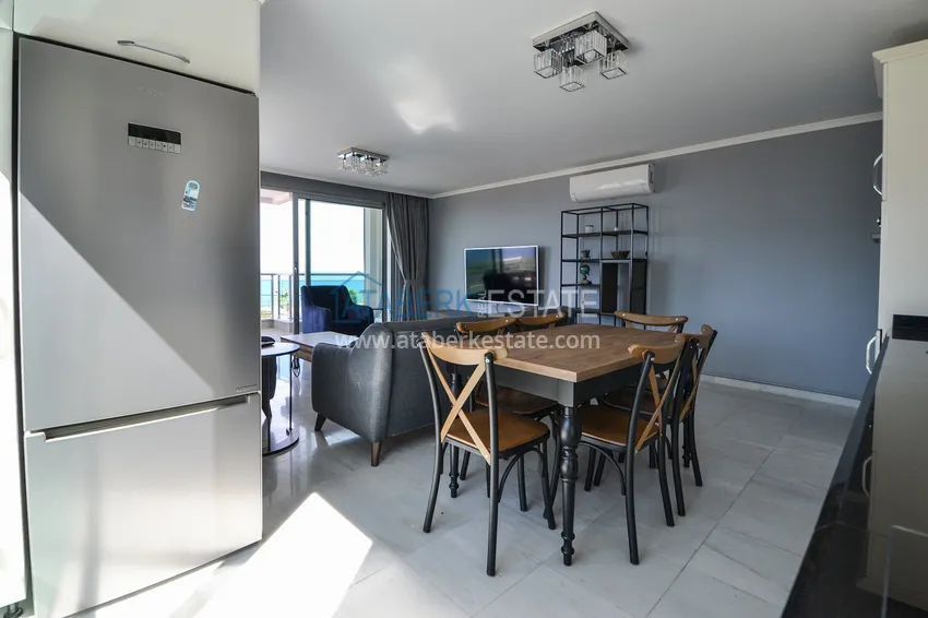 Purchase  Furnished two bedroom apartment with sea view in Kargicak, Alanya 6 