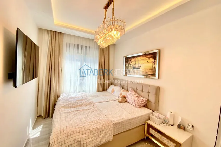 Purchase  Turnkey three-room apartment in the center of Alanya - Cleopatra beach area 6 