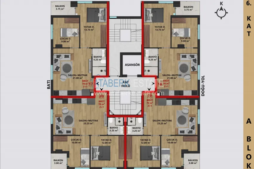 Buy cheap Apartments in Antalya — Center, in a complex under construction 6 