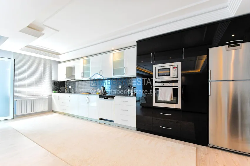 Purchase Apartment in Alanya 3+1 with furniture and glazed balconies on the first coastal, Tosmur area 7