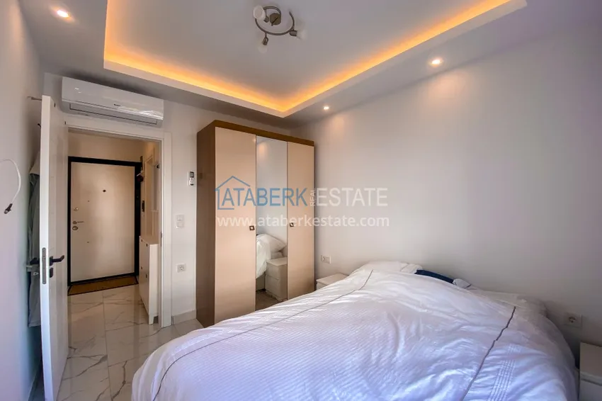 Purchase Furnished one-bedroom apartment in a new complex, Alanya city center 7 