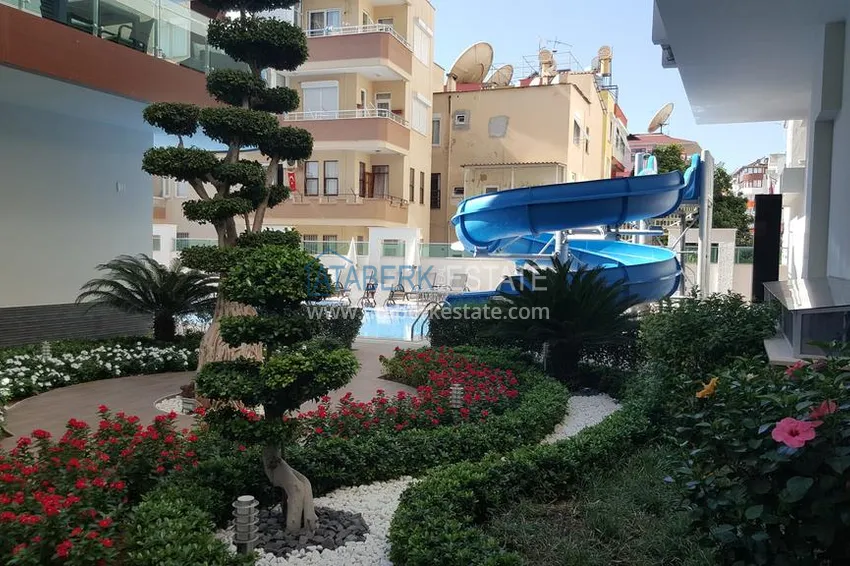 1+1 furnished apartment with mountain views, Alanya center Cleopatra beach area 7 