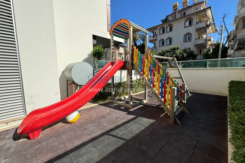 1+1 furnished apartment with mountain views, Alanya center Cleopatra beach area 8 