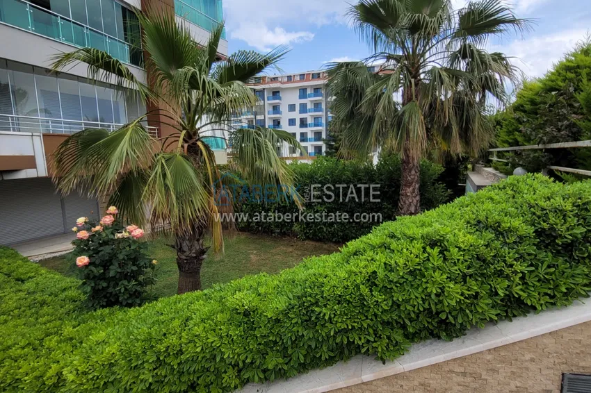 One bedroom apartment with a glazed balcony and sea view, first coastline - Kestel district, Alanya 9 