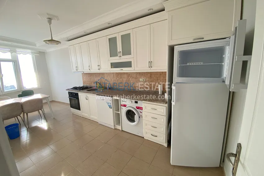 Purchase  4+1 duplex with separate kitchen and panoramic sea and mountain views - Mahmutlar district, Alanya 8 