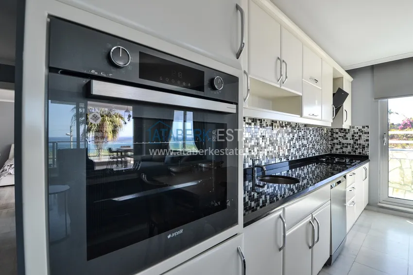 Purchase  Furnished two bedroom apartment with sea view in Kargicak, Alanya 8 