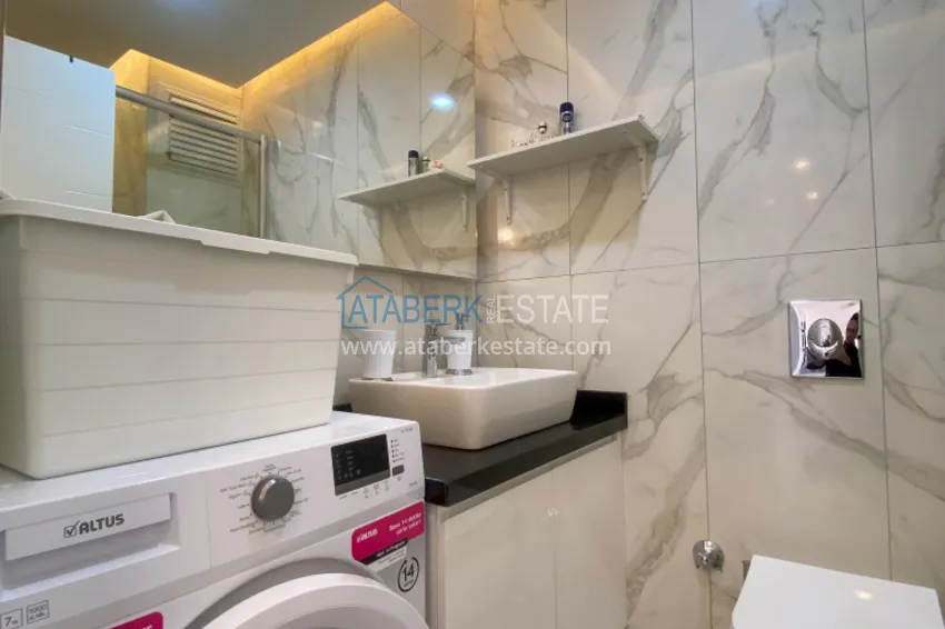 Purchase Furnished one-bedroom apartment in a new complex, Alanya city center 8 