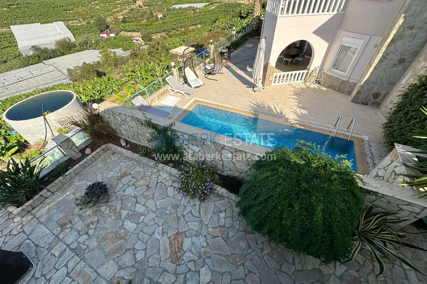 Purchase 3+1 furnished villa in a cozy cottage complex — Alanya, Kargicak district 10 