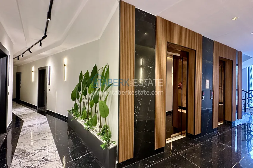 1+1 apartment in a new residential complex with rich infrastructure — Oba district, Alanya 9 