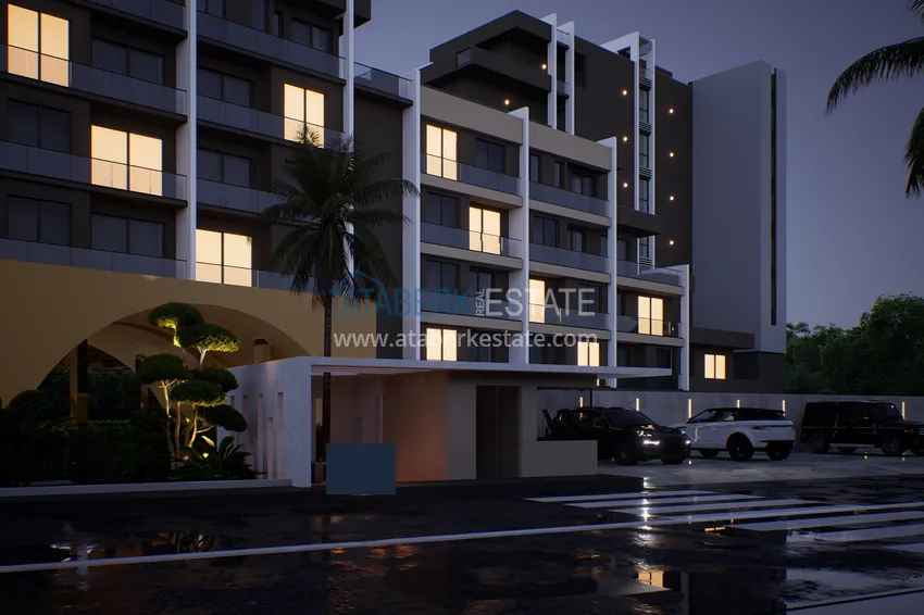 New residential complex project under construction in Antalya, Altintash district  9 