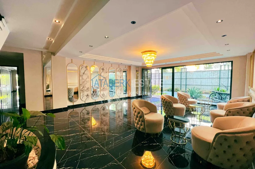 Turnkey three-room apartment in the center of Alanya - Cleopatra beach area 9 