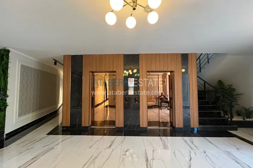 1+1 apartment in a new residential complex with rich infrastructure — Oba district, Alanya 10 