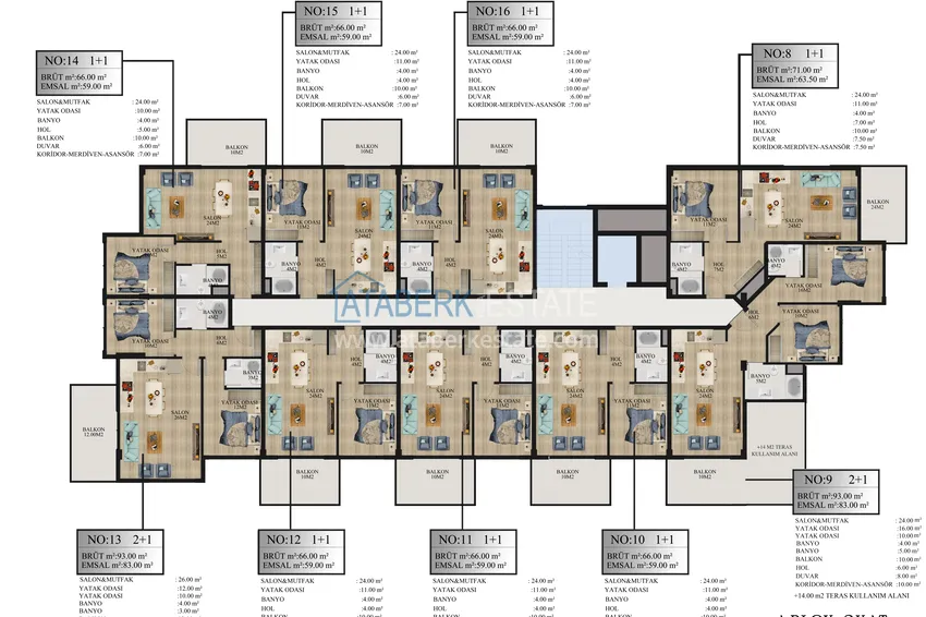 Buy cheap Two-bedroom apartment with a terrace of 14 m2 in a new exclusive complex — Avsallar, Alanya 1 