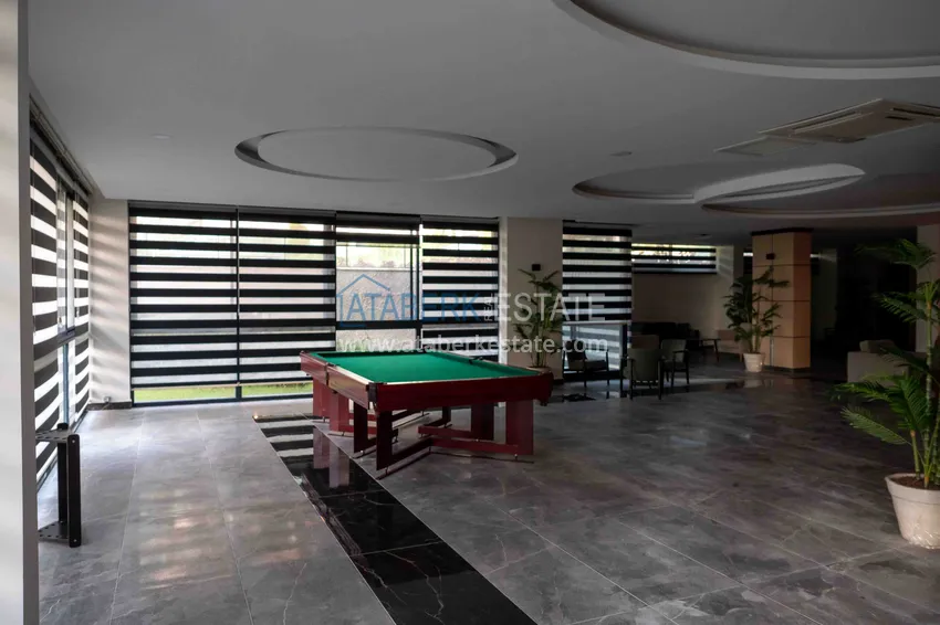 Furnished 3+1 duplex with a glazed balcony and sea view, Avsallar district — Alanya 28