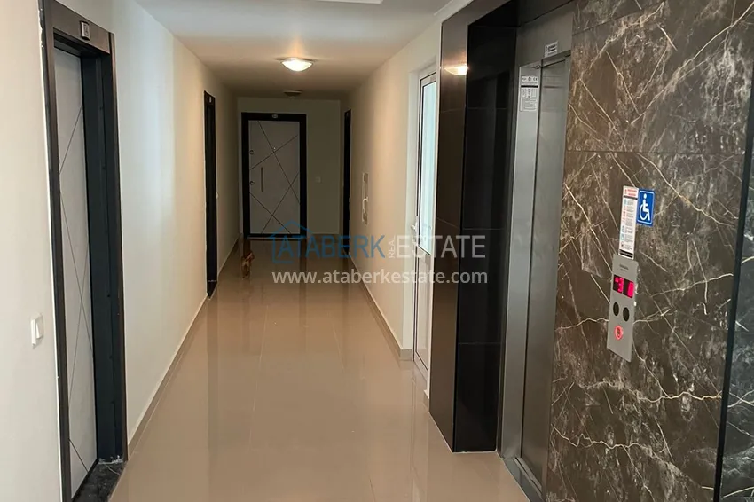 Furnished 3+1 duplex with a glazed balcony and sea view, Avsallar district — Alanya 33
