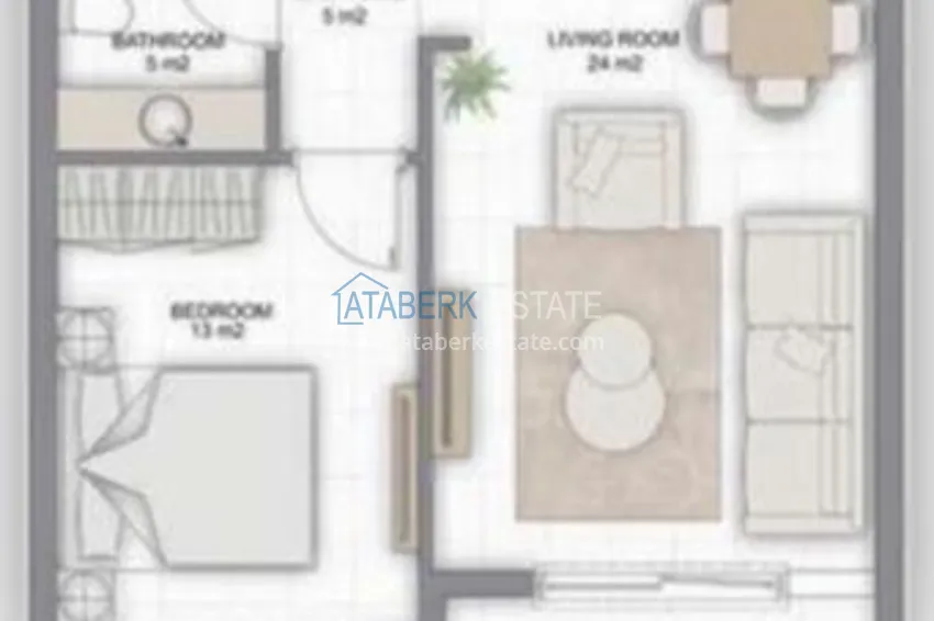 Buy cheap Fully finished apartment with pool access in Avsallar, Alanya 1 