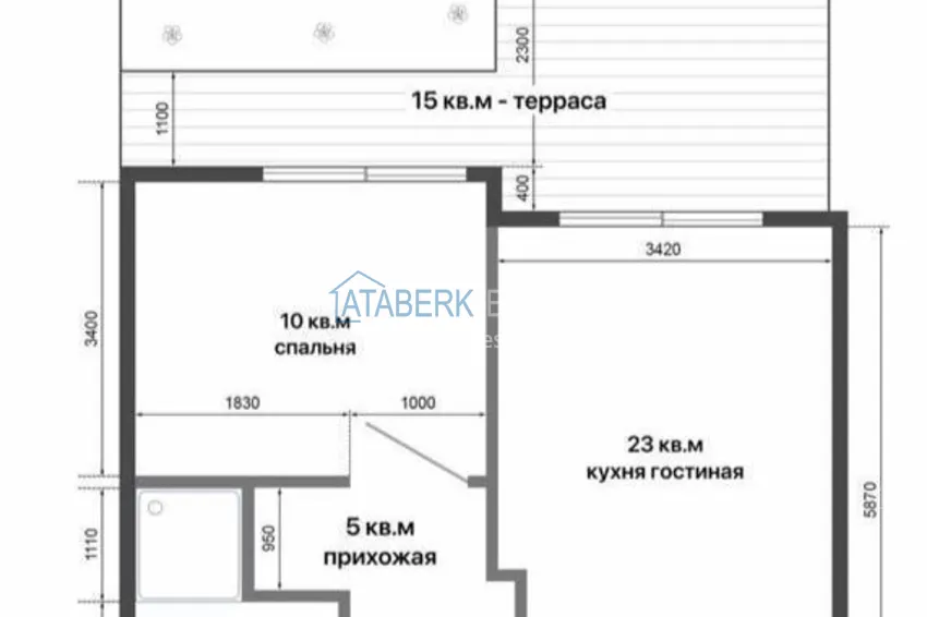 Buy cheap Fully finished apartment with pool access in Avsallar, Alanya 2 