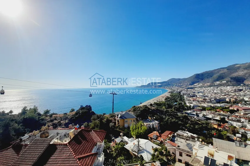 Purchase Loft 3+1 apartment with panoramic views from the owner in the historic heart of Alanya 7 